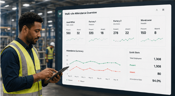 Attendance Software for Factories and Multi-Site Operations